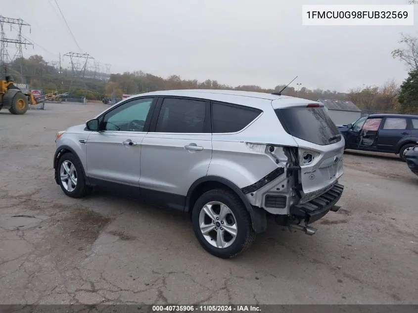 2015 Ford Escape Se VIN: 1FMCU0G98FUB32569 Lot: 40735906