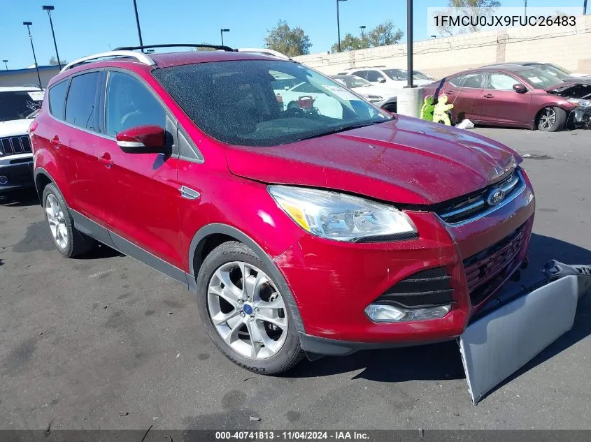 2015 Ford Escape Titanium VIN: 1FMCU0JX9FUC26483 Lot: 40741813