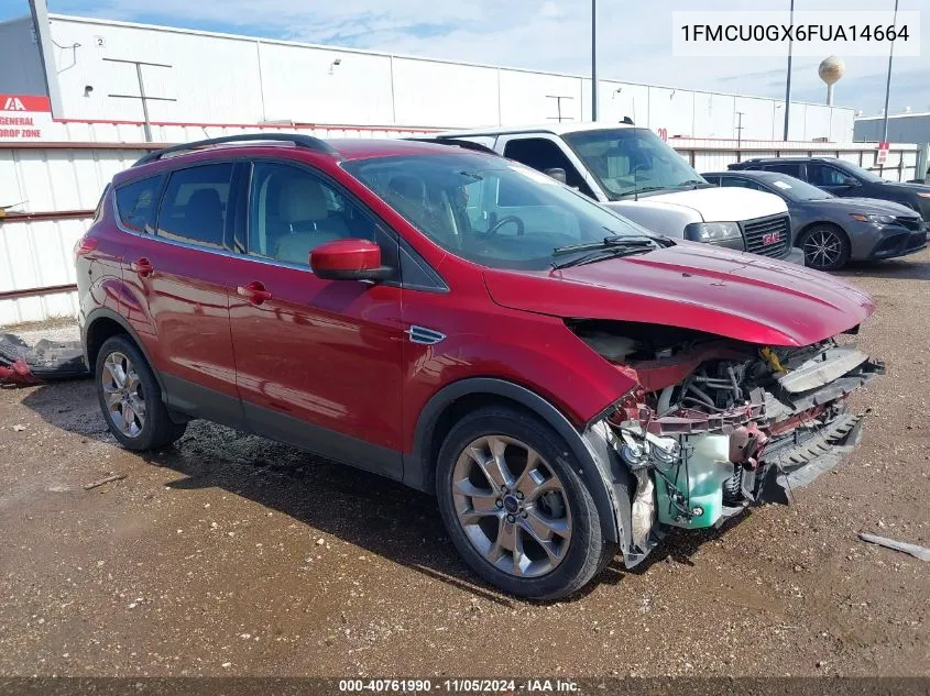 2015 Ford Escape Se VIN: 1FMCU0GX6FUA14664 Lot: 40761990