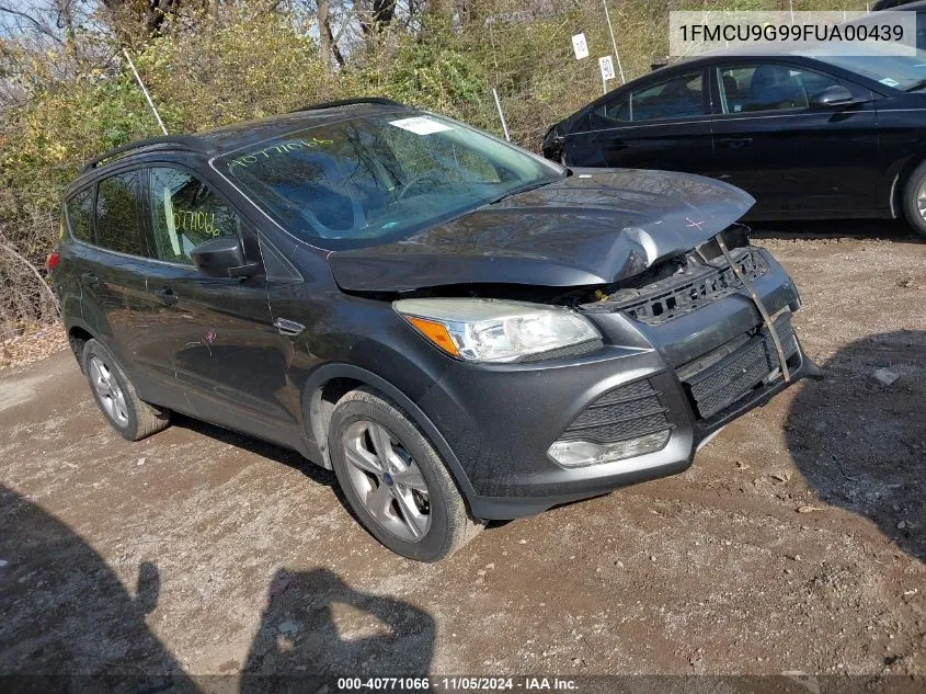 2015 Ford Escape Se VIN: 1FMCU9G99FUA00439 Lot: 40771066