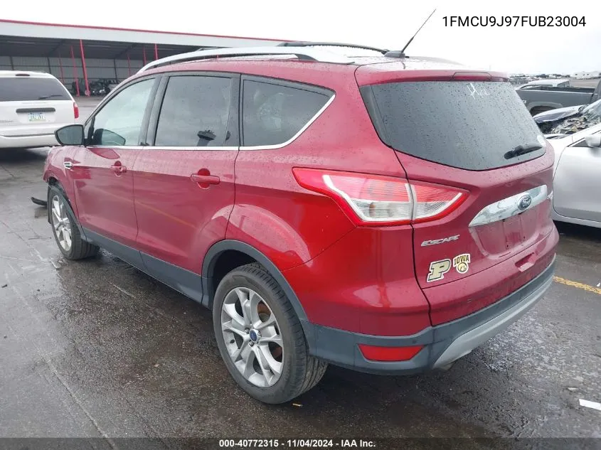 2015 Ford Escape Titanium VIN: 1FMCU9J97FUB23004 Lot: 40772315