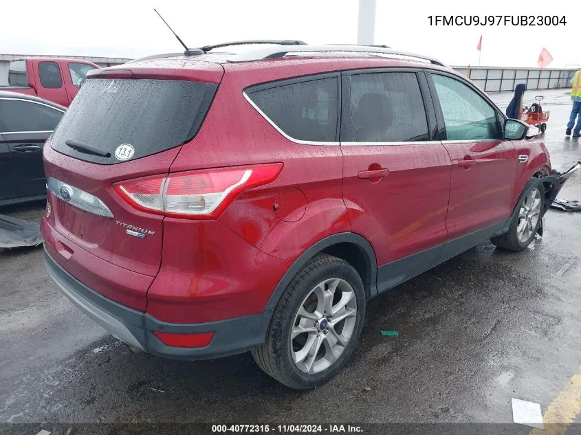 2015 Ford Escape Titanium VIN: 1FMCU9J97FUB23004 Lot: 40772315