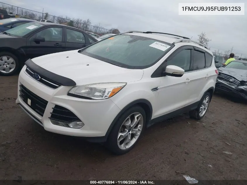 2015 Ford Escape Titanium VIN: 1FMCU9J95FUB91253 Lot: 40776894