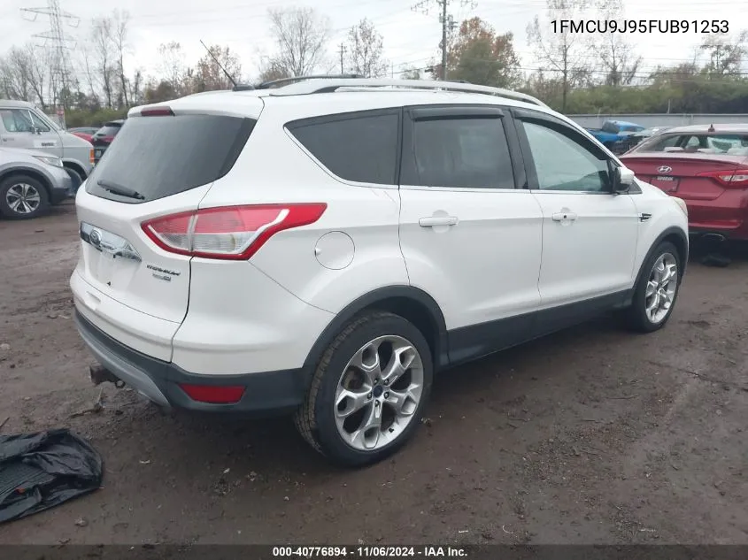 2015 Ford Escape Titanium VIN: 1FMCU9J95FUB91253 Lot: 40776894