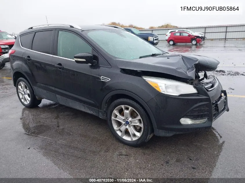 2015 Ford Escape Titanium VIN: 1FMCU9J90FUB05864 Lot: 40782030