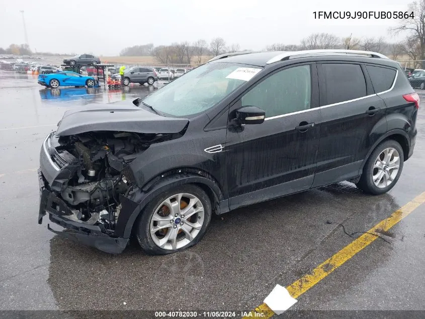 2015 Ford Escape Titanium VIN: 1FMCU9J90FUB05864 Lot: 40782030