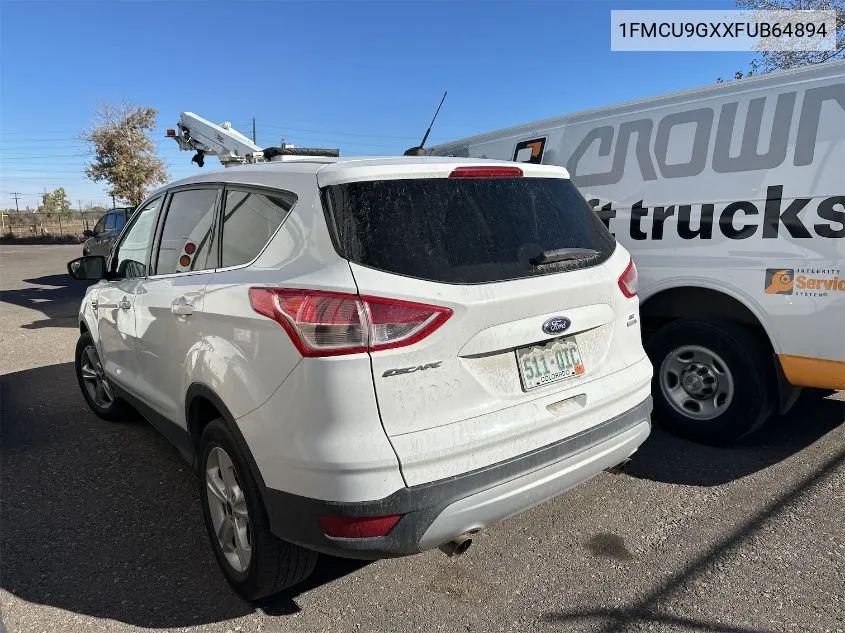 2015 Ford Escape Se VIN: 1FMCU9GXXFUB64894 Lot: 40789642