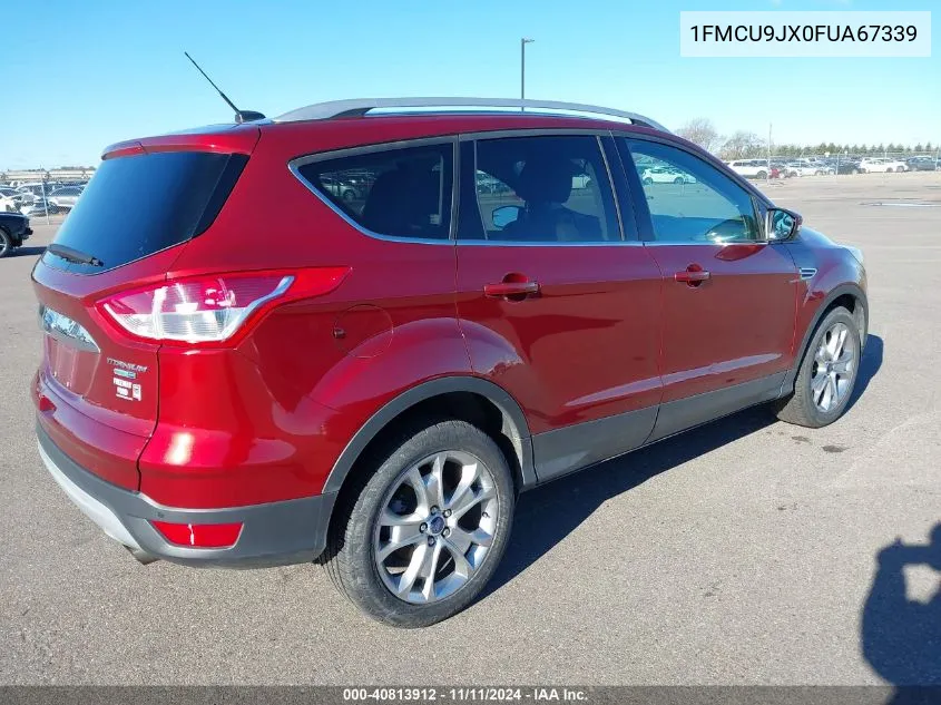 2015 Ford Escape Titanium VIN: 1FMCU9JX0FUA67339 Lot: 40813912