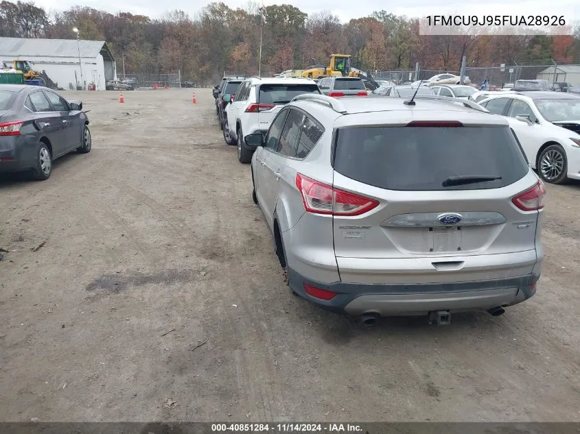 2015 Ford Escape Titanium VIN: 1FMCU9J95FUA28926 Lot: 40851284