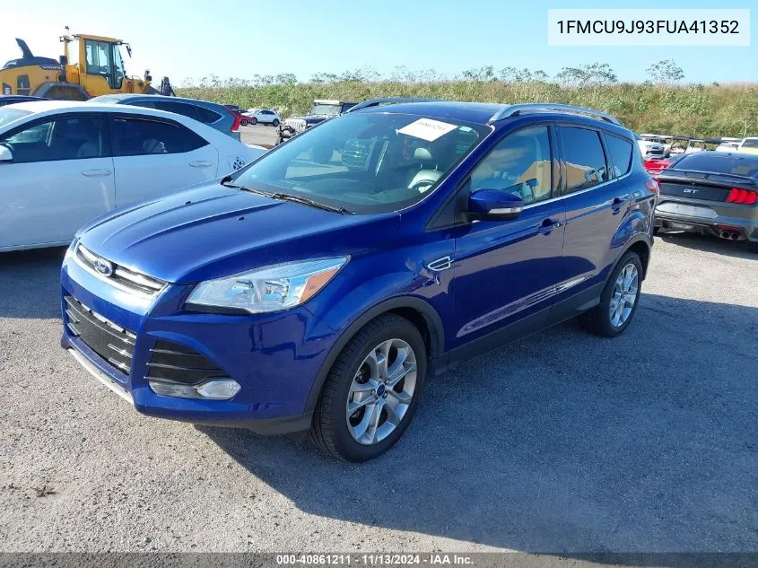 2015 Ford Escape Titanium VIN: 1FMCU9J93FUA41352 Lot: 40861211