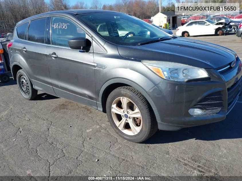 2015 Ford Escape Se VIN: 1FMCU9GX1FUB15650 Lot: 40871315