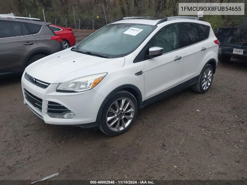 2015 Ford Escape Se VIN: 1FMCU9GX8FUB54655 Lot: 40882545