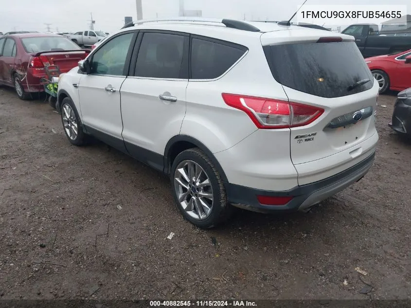 2015 Ford Escape Se VIN: 1FMCU9GX8FUB54655 Lot: 40882545