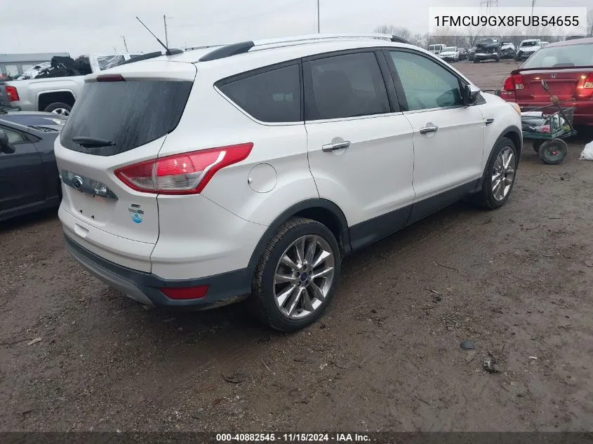 2015 Ford Escape Se VIN: 1FMCU9GX8FUB54655 Lot: 40882545