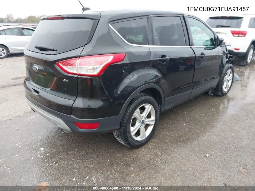 2015 Ford Escape Se VIN: 1FMCU0G71FUA91457 Lot: 40884508