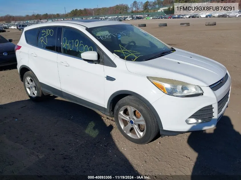 2015 Ford Escape Se VIN: 1FMCU9GX8FUB74291 Lot: 40893305