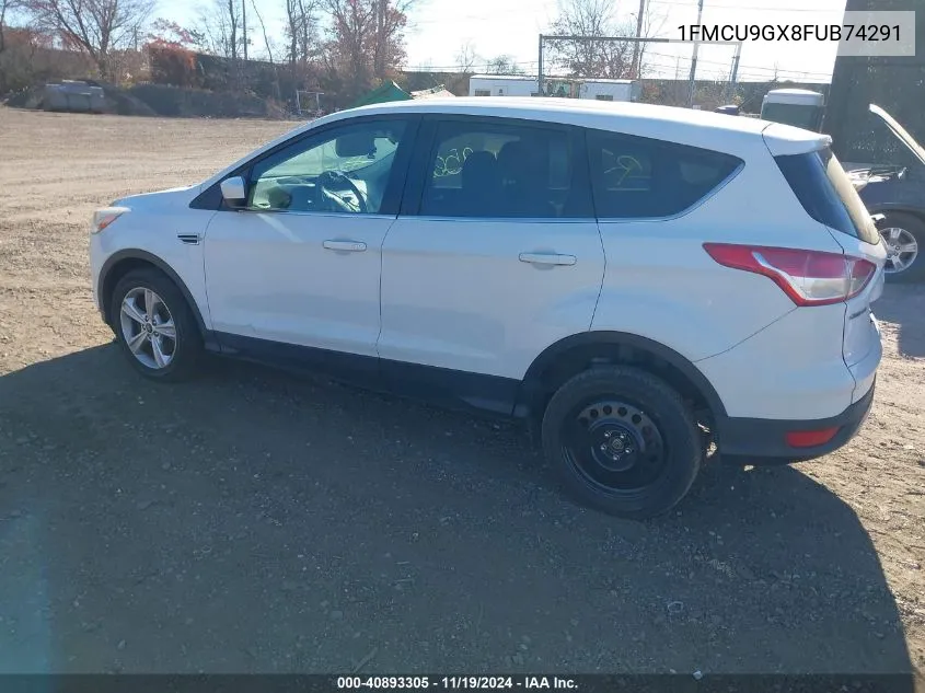 2015 Ford Escape Se VIN: 1FMCU9GX8FUB74291 Lot: 40893305