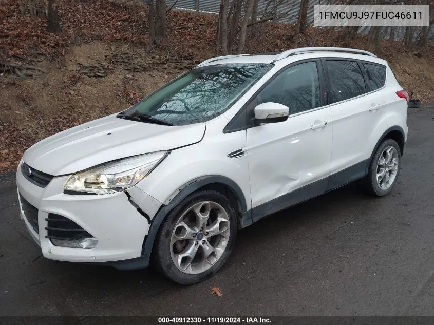 2015 Ford Escape Titanium VIN: 1FMCU9J97FUC46611 Lot: 40912330