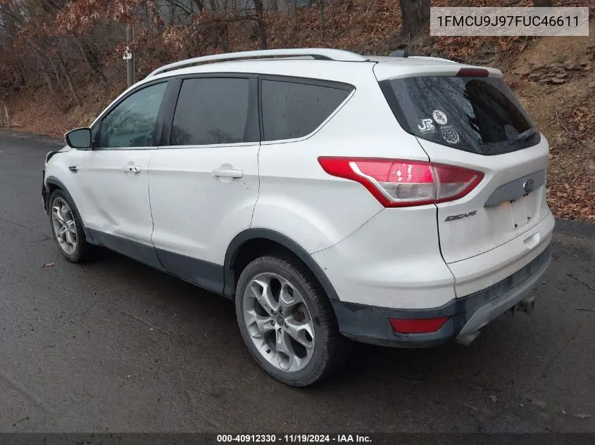 2015 Ford Escape Titanium VIN: 1FMCU9J97FUC46611 Lot: 40912330