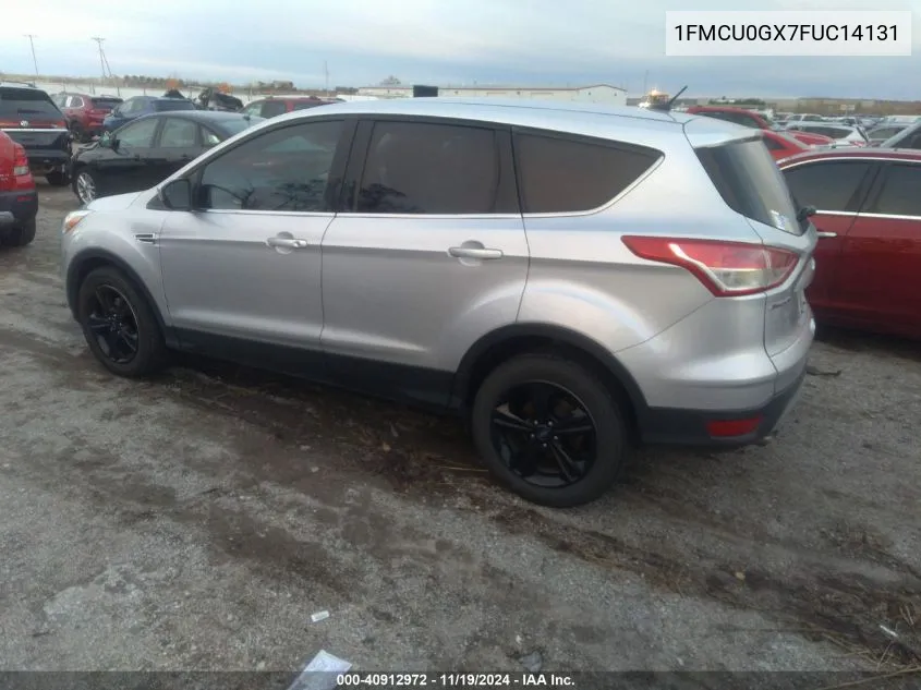 2015 Ford Escape Se VIN: 1FMCU0GX7FUC14131 Lot: 40912972