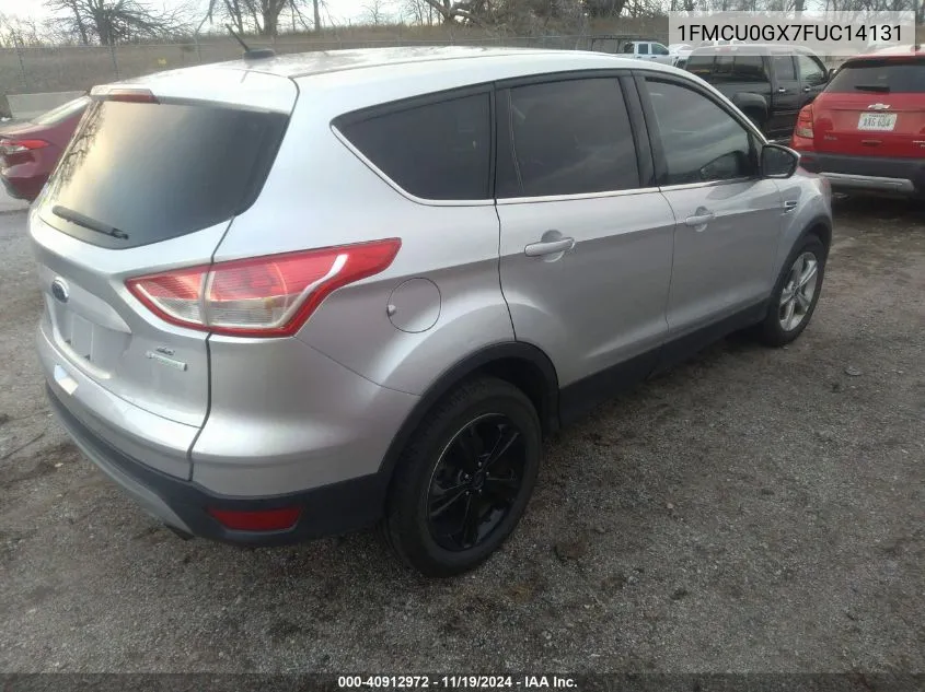 2015 Ford Escape Se VIN: 1FMCU0GX7FUC14131 Lot: 40912972