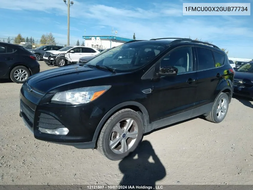 2016 Ford Escape Se VIN: 1FMCU0GX2GUB77734 Lot: 12121507