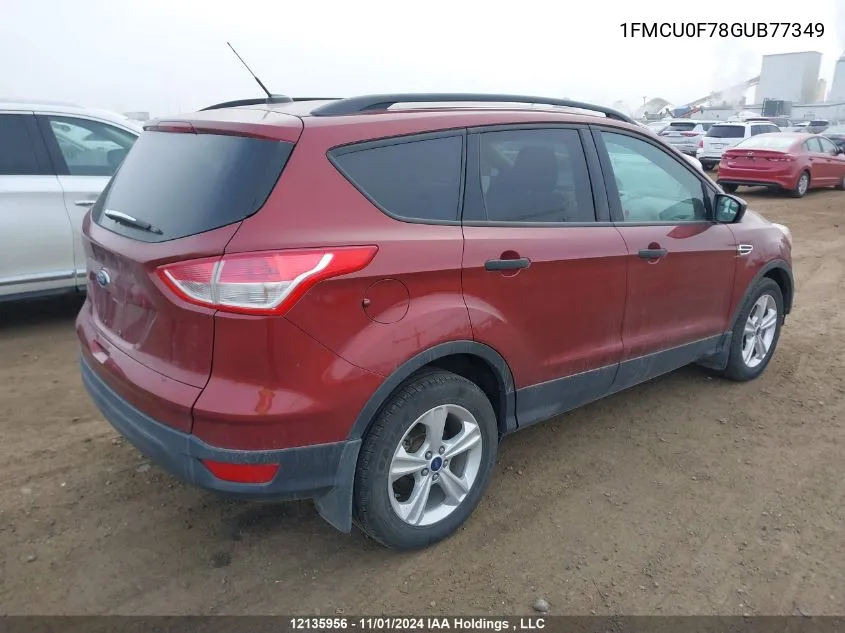 1FMCU0F78GUB77349 2016 Ford Escape S