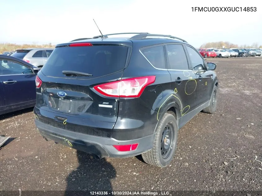 2016 Ford Escape Se VIN: 1FMCU0GXXGUC14853 Lot: 12143336