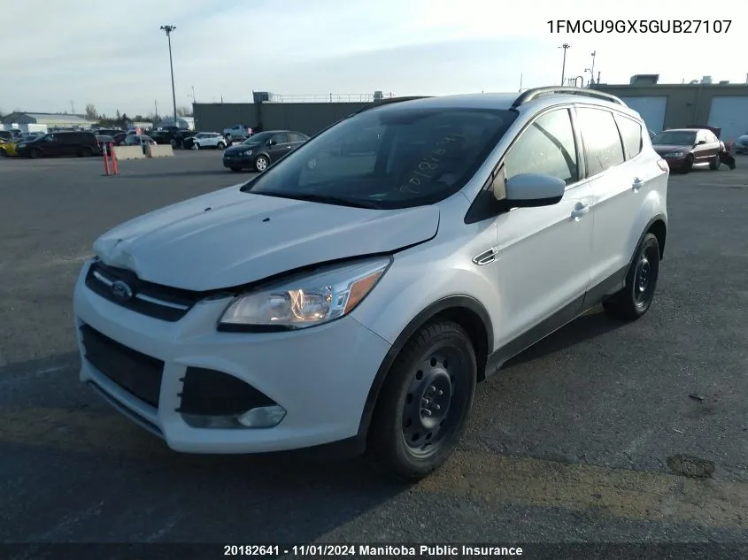 2016 Ford Escape Se VIN: 1FMCU9GX5GUB27107 Lot: 20182641