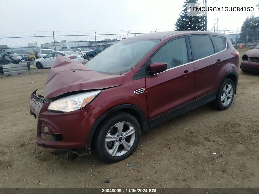 2016 Ford Escape Se VIN: 1FMCU9GX1GUC84150 Lot: 30048009