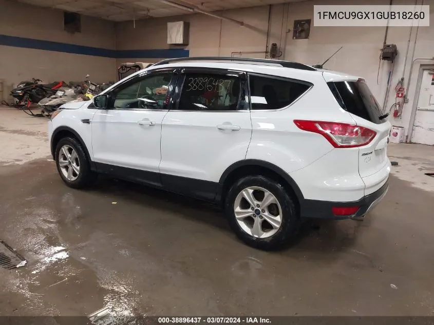 2016 Ford Escape Se VIN: 1FMCU9GX1GUB18260 Lot: 38896437