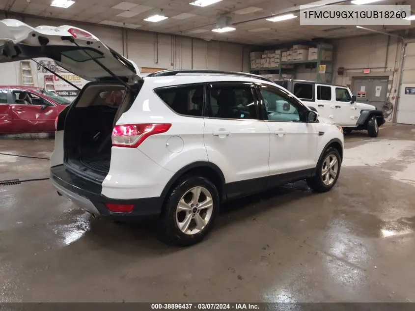 2016 Ford Escape Se VIN: 1FMCU9GX1GUB18260 Lot: 38896437