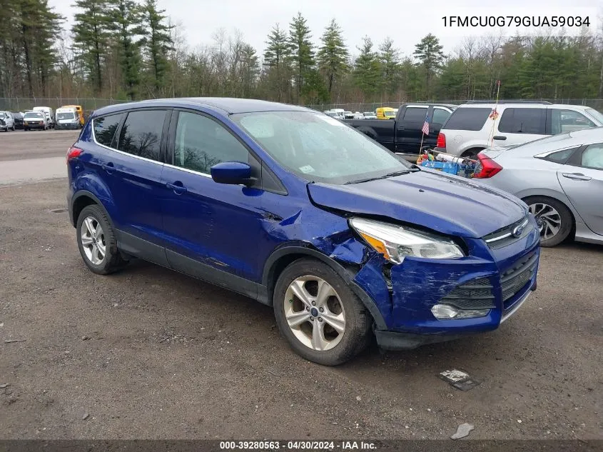 2016 Ford Escape Se VIN: 1FMCU0G79GUA59034 Lot: 39280563