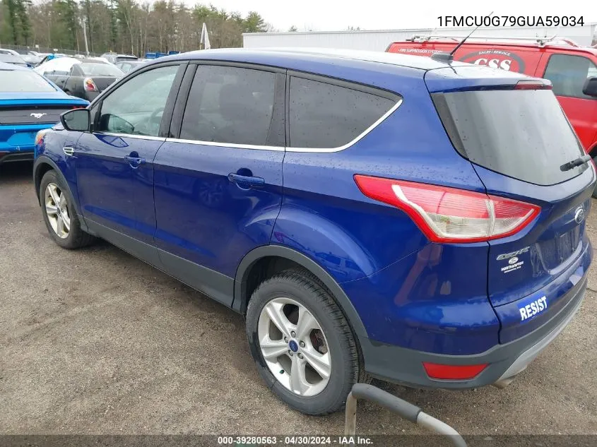 1FMCU0G79GUA59034 2016 Ford Escape Se