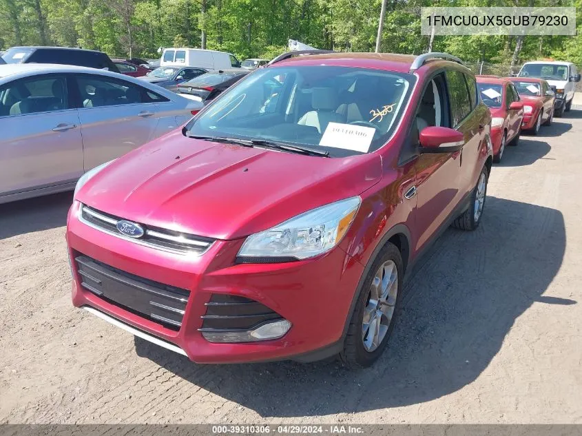 2016 Ford Escape Titanium VIN: 1FMCU0JX5GUB79230 Lot: 39310306