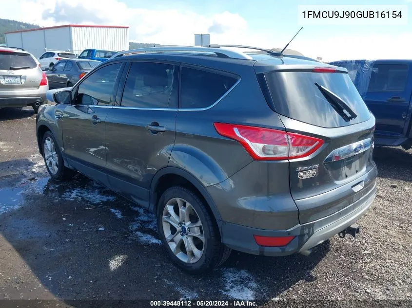 2016 Ford Escape Titanium VIN: 1FMCU9J90GUB16154 Lot: 39448112