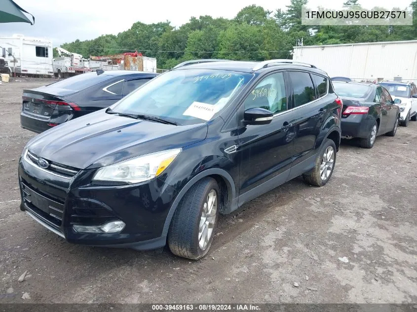 2016 Ford Escape Titanium VIN: 1FMCU9J95GUB27571 Lot: 39459163