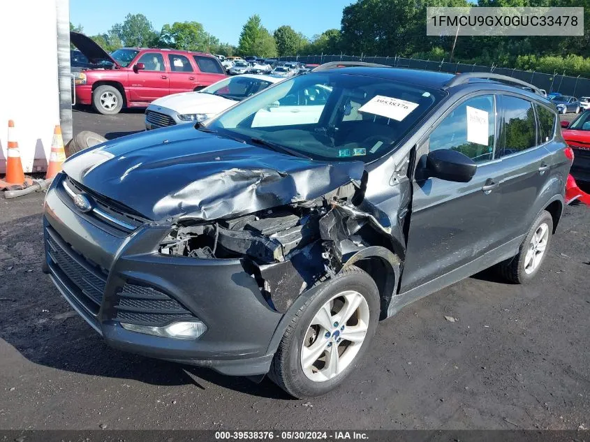 2016 Ford Escape Se VIN: 1FMCU9GX0GUC33478 Lot: 39538376