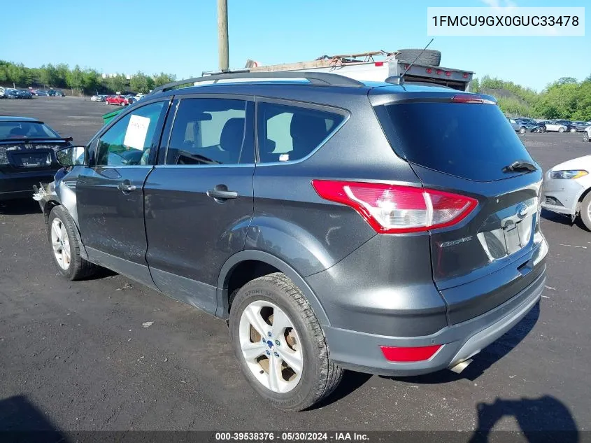 1FMCU9GX0GUC33478 2016 Ford Escape Se