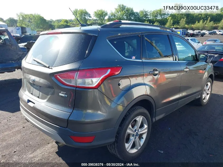 2016 Ford Escape Se VIN: 1FMCU9GX0GUC33478 Lot: 39538376