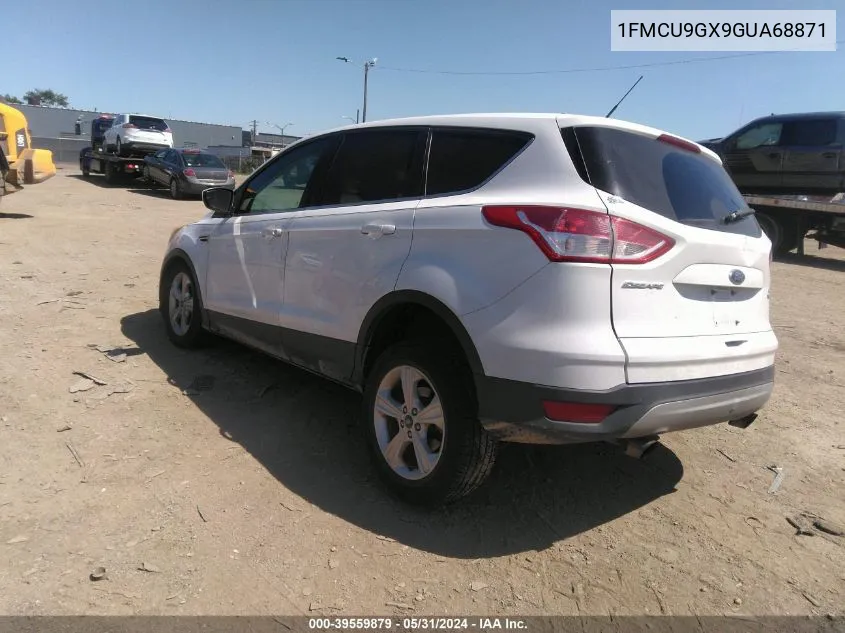 1FMCU9GX9GUA68871 2016 Ford Escape Se