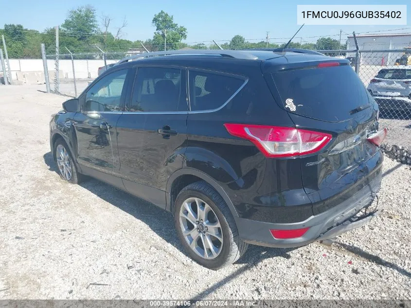 2016 Ford Escape Titanium VIN: 1FMCU0J96GUB35402 Lot: 39574106