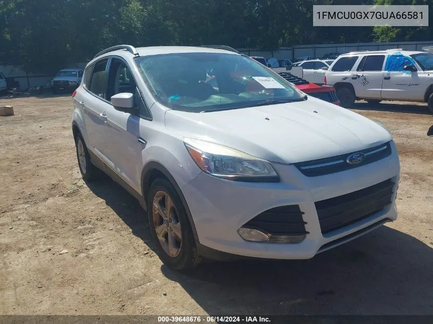 2016 Ford Escape Se VIN: 1FMCU0GX7GUA66581 Lot: 39648676