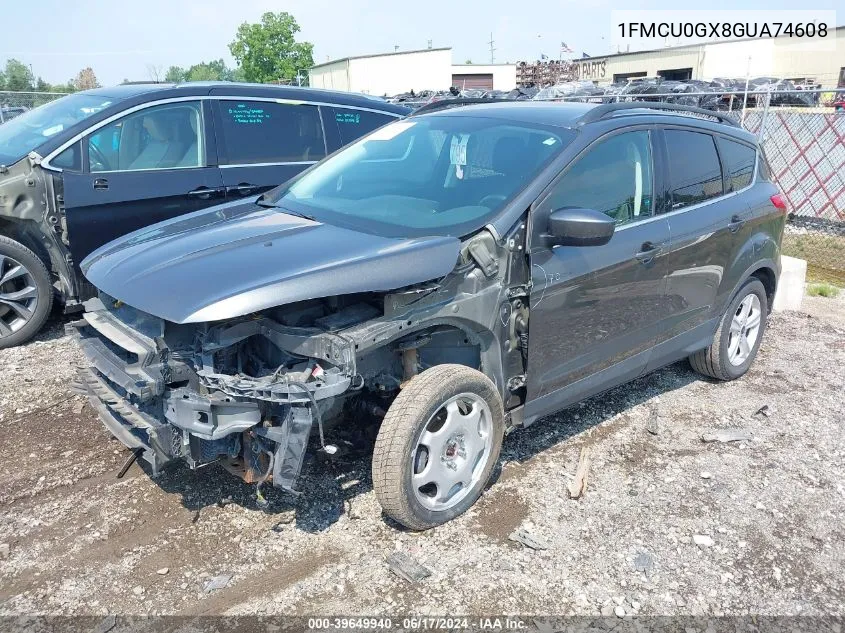 2016 Ford Escape Se VIN: 1FMCU0GX8GUA74608 Lot: 39649940