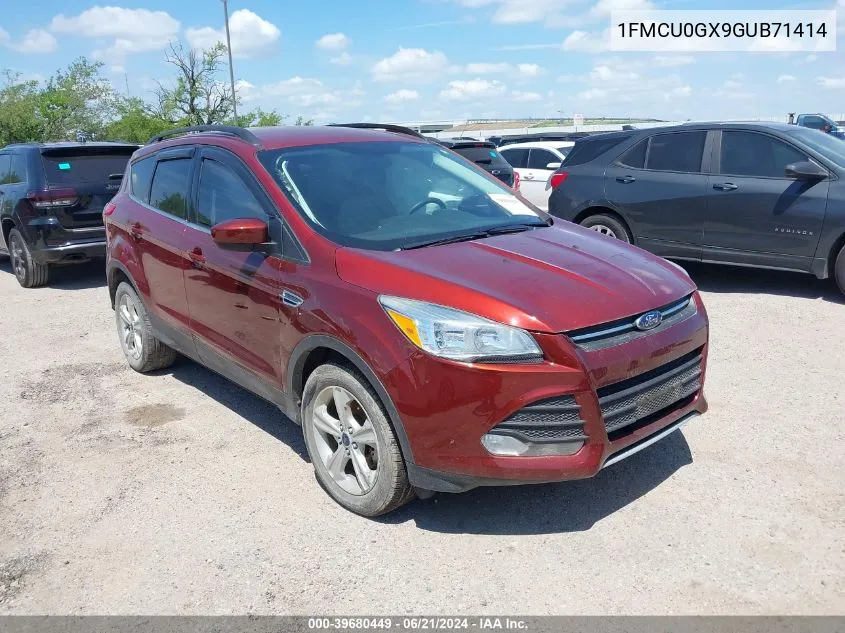 2016 Ford Escape Se VIN: 1FMCU0GX9GUB71414 Lot: 39680449