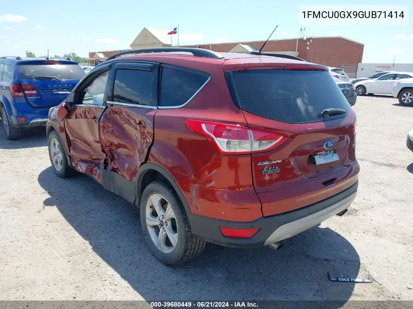 2016 Ford Escape Se VIN: 1FMCU0GX9GUB71414 Lot: 39680449