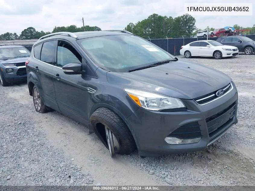 1FMCU0JX5GUB43652 2016 Ford Escape Titanium