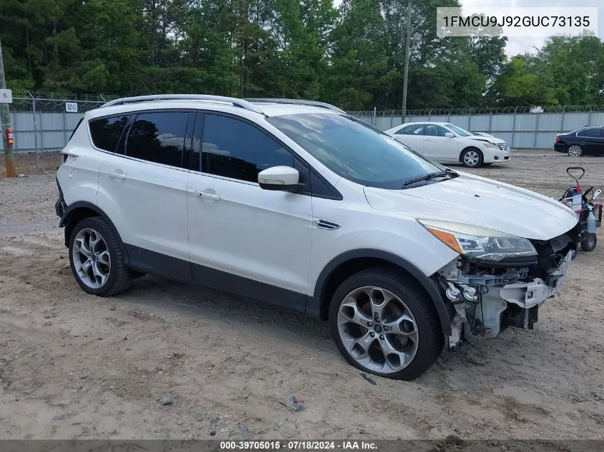 2016 Ford Escape Titanium VIN: 1FMCU9J92GUC73135 Lot: 39705015