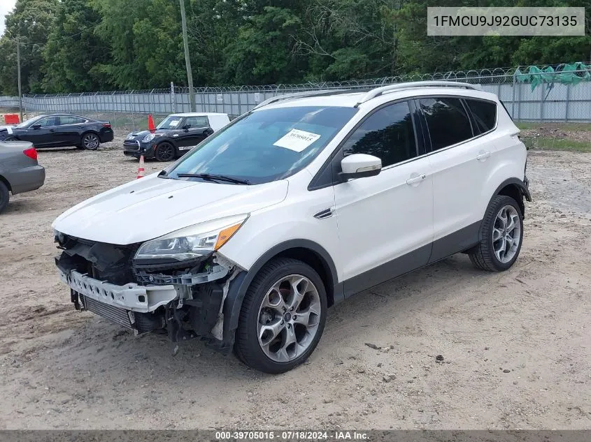 2016 Ford Escape Titanium VIN: 1FMCU9J92GUC73135 Lot: 39705015