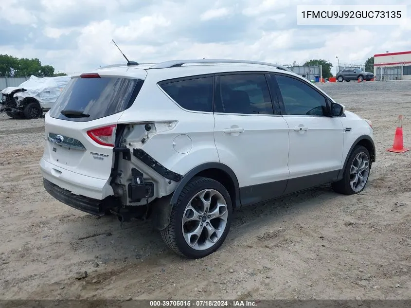 2016 Ford Escape Titanium VIN: 1FMCU9J92GUC73135 Lot: 39705015